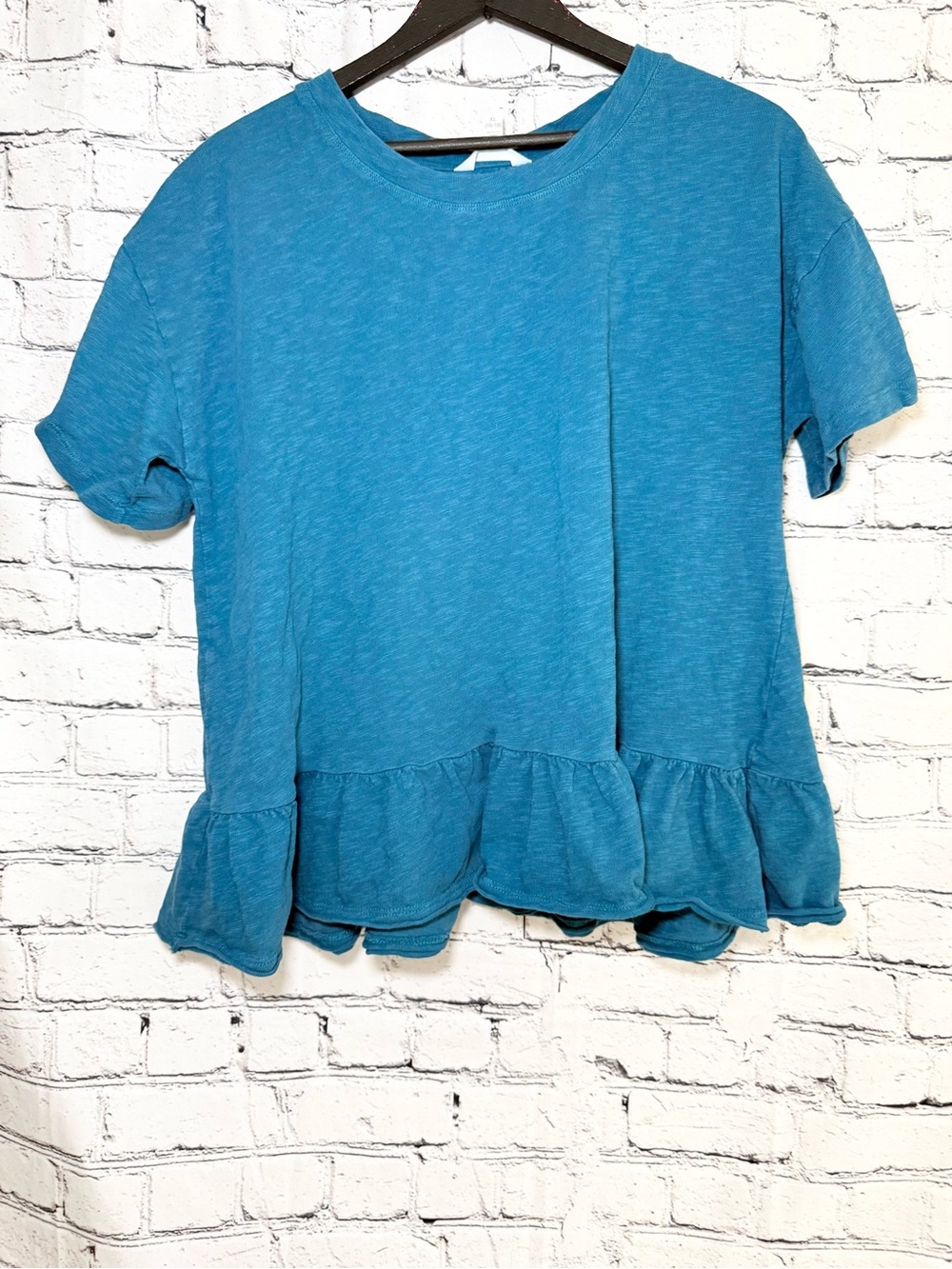 Time & Tru teal top. Size XL